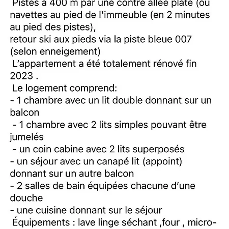 T3cab-peyragudes-61m2-8pers Apartment *